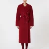 101801 Icon Coat, ciemnoczerwony