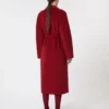 101801 Icon Coat, ciemnoczerwony