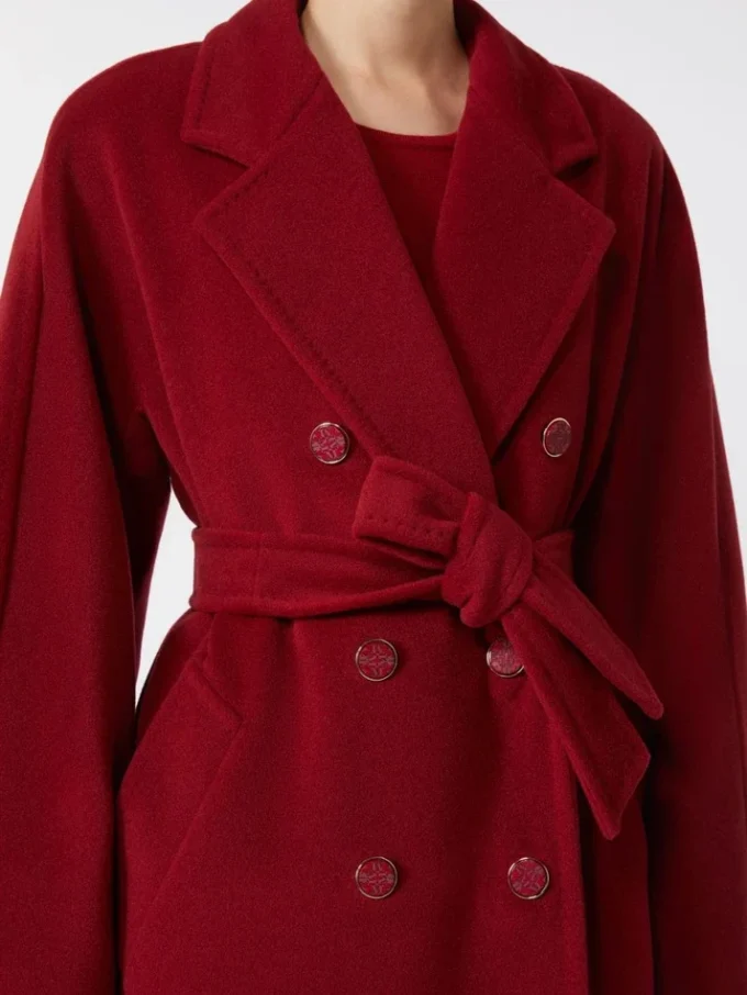 101801 Icon Coat, ciemnoczerwony