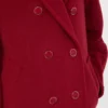 101801 Icon Coat, ciemnoczerwony