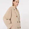 101801 Icon Coat, kolor ecru
