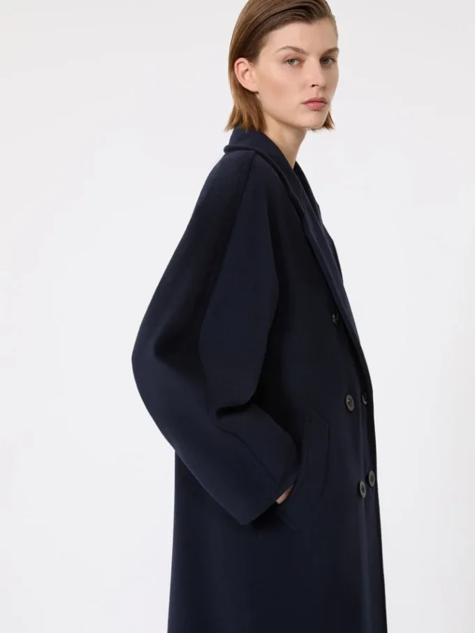 101801 Icon Coat, ultramaryna