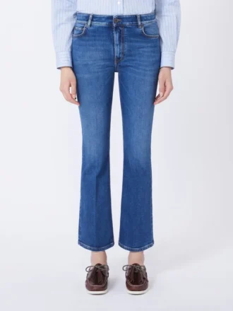 Bardzo elastyczne jeansy skinny z denimu, granatowe