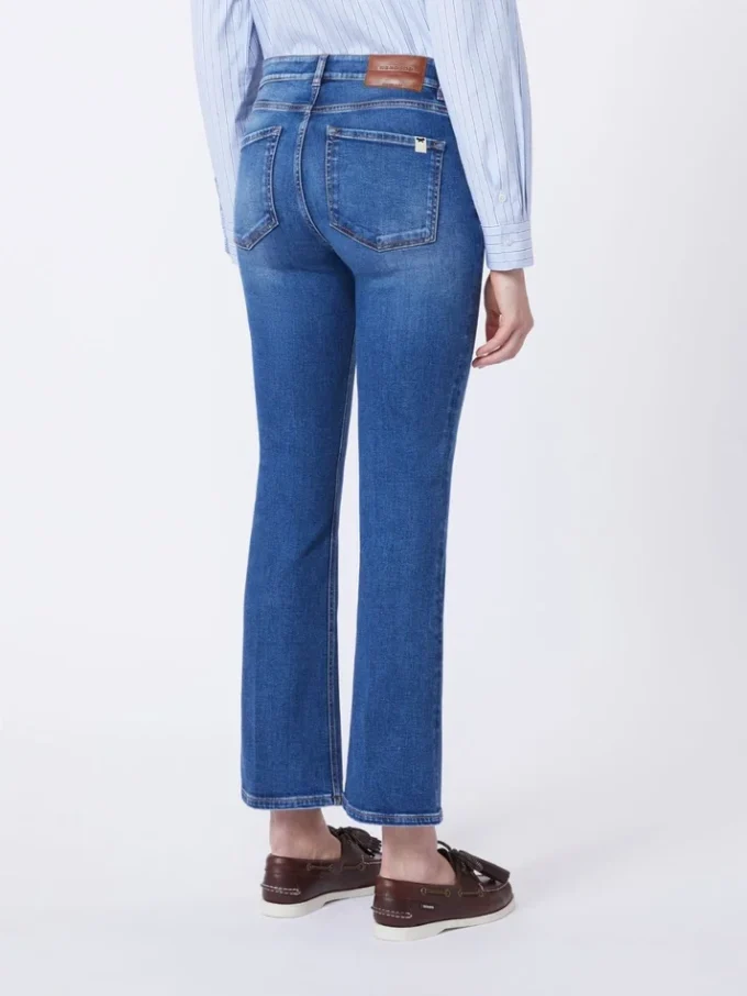 Bardzo elastyczne jeansy skinny z denimu, granatowe Bardzo elastyczne jeansy skinny z denimu, granatowe