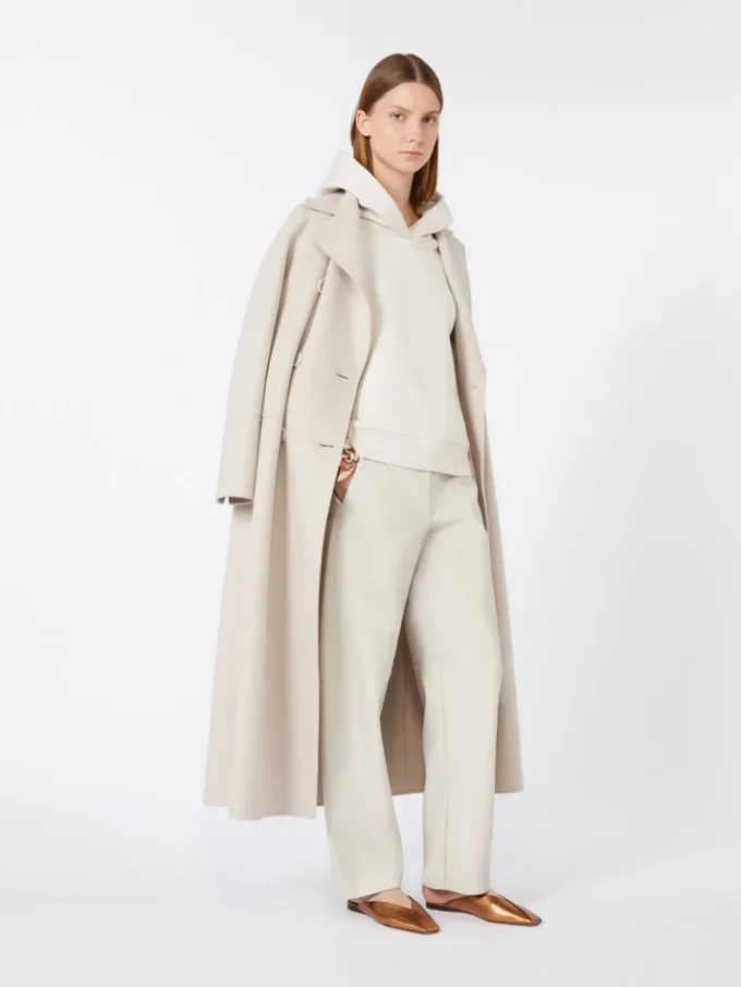 Bluza z bawełnianego dżerseju, kolor piaskowy Bluza z bawełnianego dżerseju, kolor piaskowy