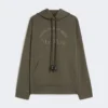 Bluza z technicznej bawełnianej dzianiny dżersejowej, kolor khaki Bluza z technicznej bawełnianej dzianiny dżersejowej, kolor khaki