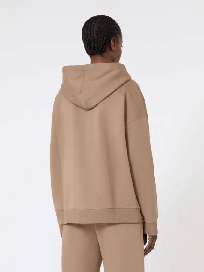Bluza z zamkiem z technicznej dzianiny, kolor camel Bluza z zamkiem z technicznej dzianiny, kolor camel