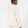 Bluza z zamkiem z technicznej dzianiny, kolor ecru Bluza z zamkiem z technicznej dzianiny, kolor ecru
