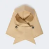 Czapka-szalik z wodoodpornej gabardyny, beżowa Czapka-szalik z wodoodpornej gabardyny, beżowa