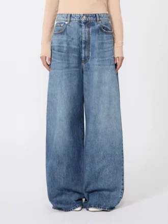 Dżinsy oversize z niskim stanem, kolor midnightblue