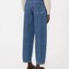 Dżinsy z bawełnianego denimu o kroju „candle-leg”, kolor midnightblue