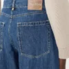 Dżinsy z bawełnianego denimu o kroju „candle-leg”, kolor midnightblue