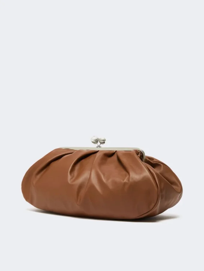 Duża torebka Pasticcino z owczej skóry, kolor tytoniowy Duża torebka Pasticcino z owczej skóry, kolor tytoniowy