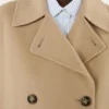 Dwurzędowy płaszcz typu pea coat z mieszanki wełny, kolor camel Dwurzędowy płaszcz typu pea coat z mieszanki wełny, kolor camel