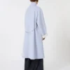 Dwustronny płaszcz z Pure Wool, kolor avio