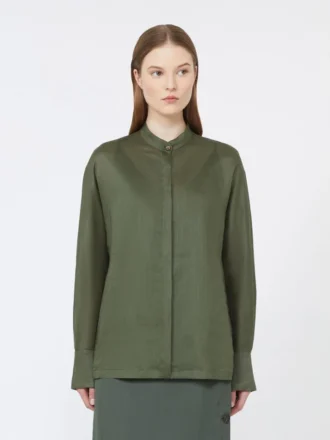 Koszula z płótna ramowego, kolor khaki
