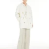 Krótki płaszcz 101801 Icon Coat, biały