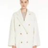 Krótki płaszcz 101801 Icon Coat, biały