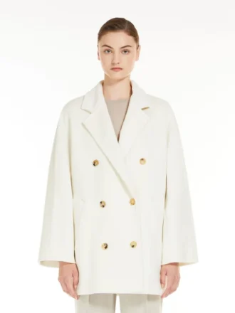 Krótki płaszcz 101801 Icon Coat, biały