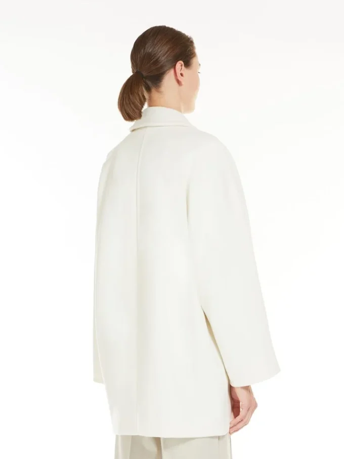 Krótki płaszcz 101801 Icon Coat, biały