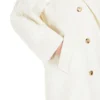 Krótki płaszcz 101801 Icon Coat, biały