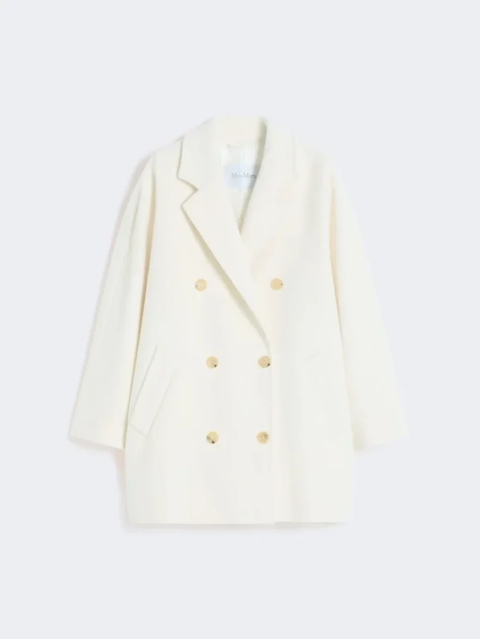 Krótki płaszcz 101801 Icon Coat, biały