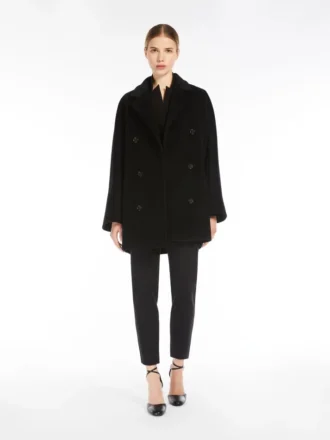 Krótki płaszcz 101801 Icon Coat, czarny