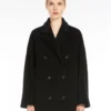 Krótki płaszcz 101801 Icon Coat, czarny