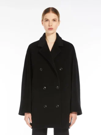 Krótki płaszcz 101801 Icon Coat, czarny