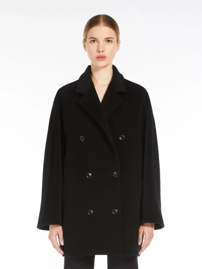 Krótki płaszcz 101801 Icon Coat, czarny