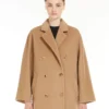 Krótki płaszcz 101801 Icon Coat, kolor camel
