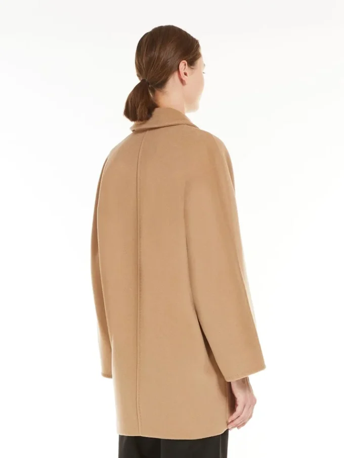 Krótki płaszcz 101801 Icon Coat, kolor camel