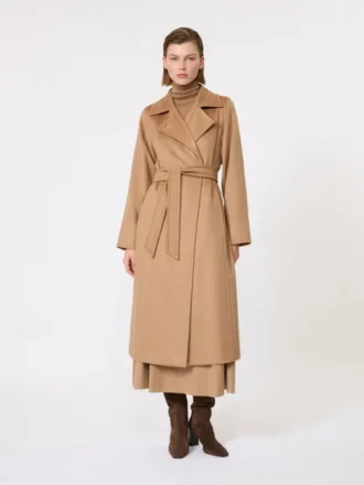 Kultowy płaszcz Manuela, kolor camel