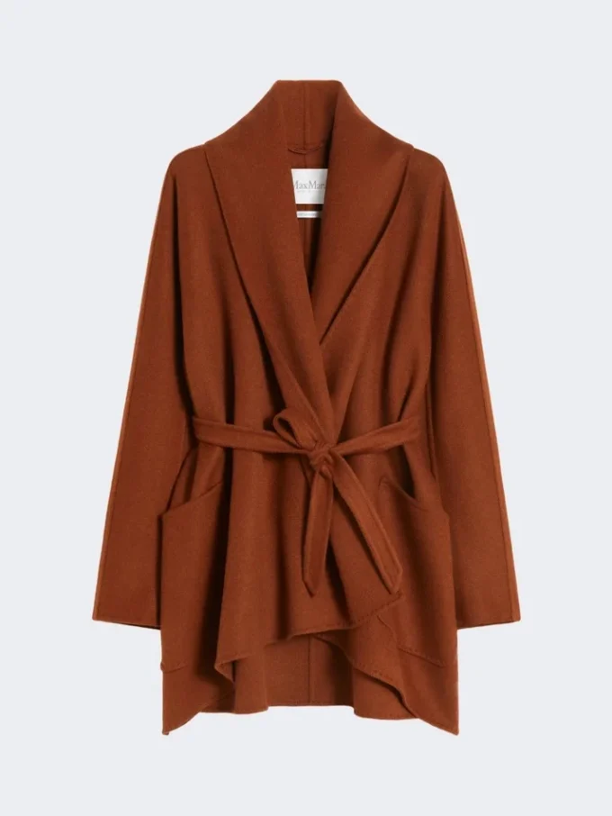 Kurtka w stylu szlafroka w kolorze camelowym, terakota Kurtka w stylu szlafroka w kolorze camelowym, terakota