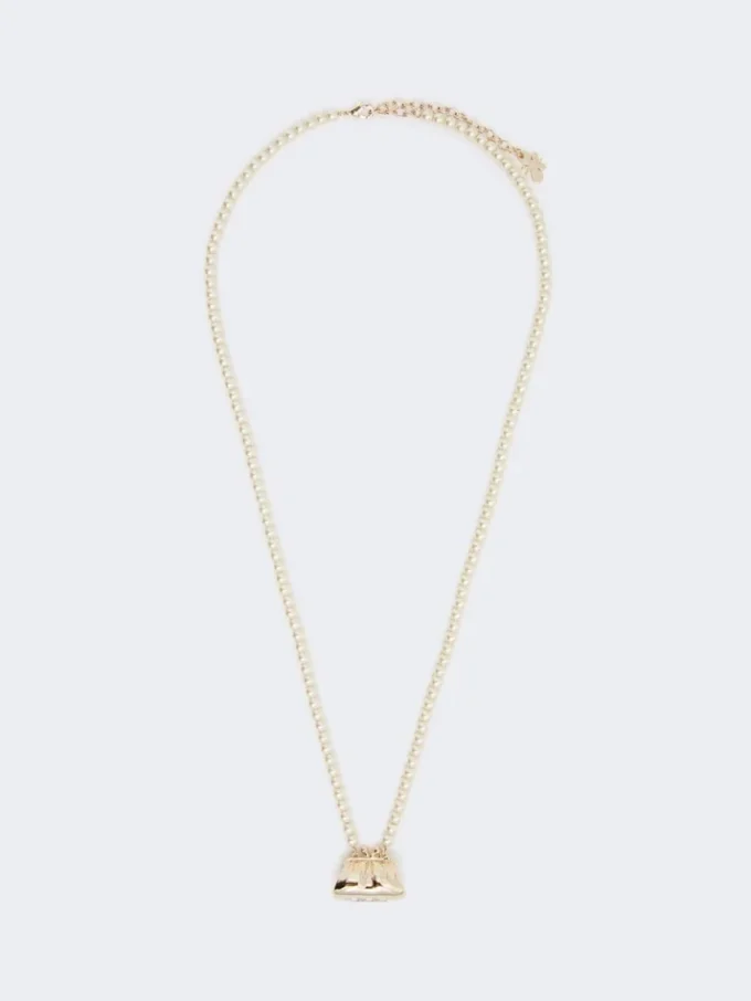 Naszyjnik typu choker z zawieszką Pasticcino, złoty Naszyjnik typu choker z zawieszką Pasticcino, złoty