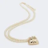 Naszyjnik typu choker z zawieszką Pasticcino, złoty Naszyjnik typu choker z zawieszką Pasticcino, złoty