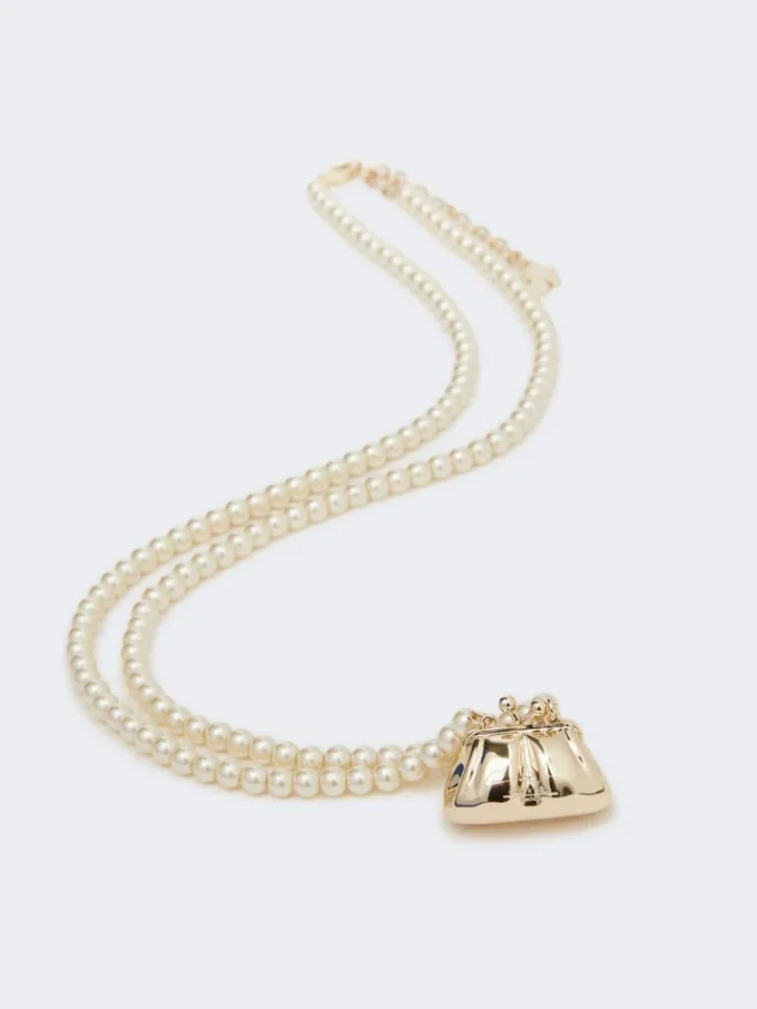 Naszyjnik typu choker z zawieszką Pasticcino, złoty Naszyjnik typu choker z zawieszką Pasticcino, złoty