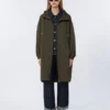 Parka z wodoodpornego taftu, zielona Parka z wodoodpornego taftu, zielona