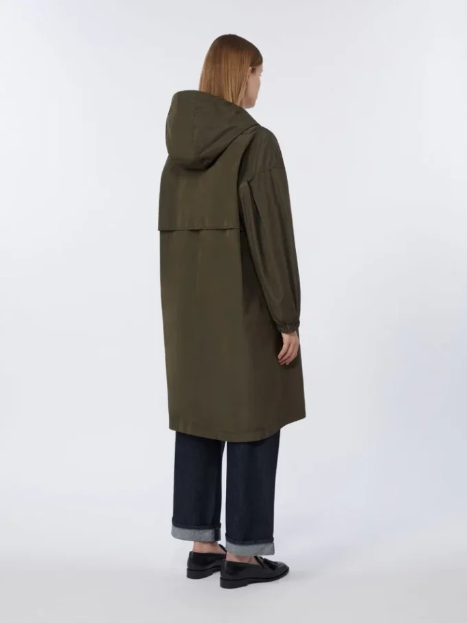 Parka z wodoodpornego taftu, zielona Parka z wodoodpornego taftu, zielona