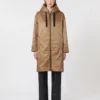 Parka z wyściółką z wodoodpornego płótna, kolor camel Parka z wyściółką z wodoodpornego płótna, kolor camel