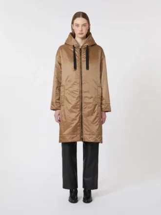 Parka z wyściółką z wodoodpornego płótna, kolor camel