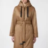 Parka z wyściółką z wodoodpornego płótna, kolor camel Parka z wyściółką z wodoodpornego płótna, kolor camel