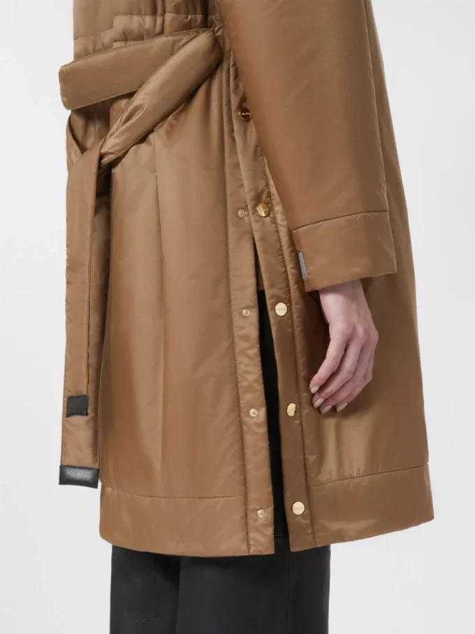 Parka z wyściółką z wodoodpornego płótna, kolor camel Parka z wyściółką z wodoodpornego płótna, kolor camel