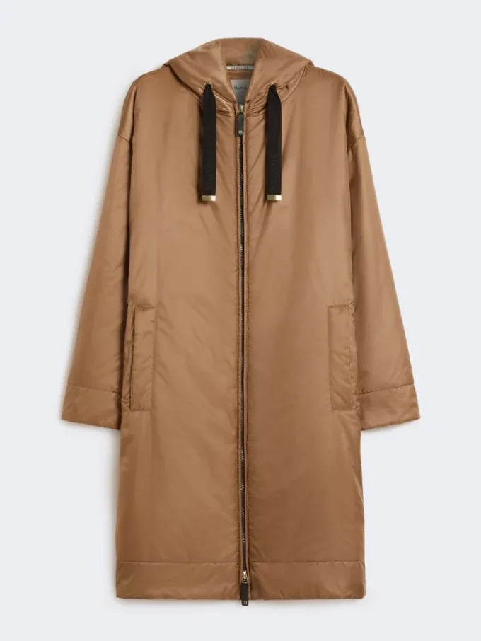 Parka z wyściółką z wodoodpornego płótna, kolor camel Parka z wyściółką z wodoodpornego płótna, kolor camel