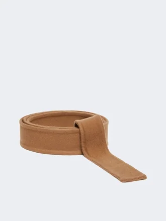 Pasek z Pure Wool, kolor camel