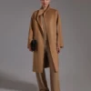 Płaszcz-kardigan z kaszmiru o długości midi, kolor camel Płaszcz-kardigan z kaszmiru o długości midi, kolor camel