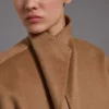 Płaszcz-kardigan z kaszmiru o długości midi, kolor camel Płaszcz-kardigan z kaszmiru o długości midi, kolor camel