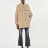 Płaszcz oversize z mieszanki wełny, kolor camel Płaszcz oversize z mieszanki wełny, kolor camel