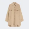 Płaszcz oversize z mieszanki wełny, kolor camel Płaszcz oversize z mieszanki wełny, kolor camel