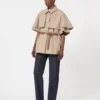 Płaszcz z bawełny w kratę Glen Plaid, kolor tytoniowy Płaszcz z bawełny w kratę Glen Plaid, kolor tytoniowy
